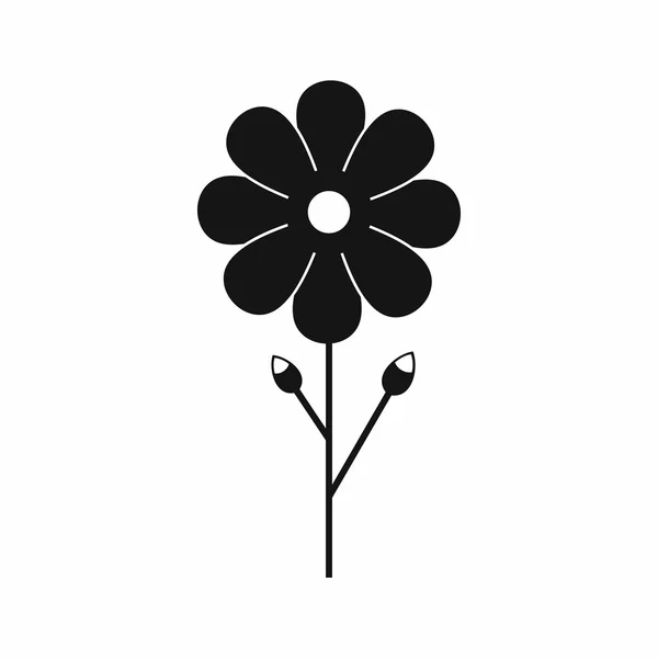 Icono de flor en estilo simple — Vector de stock