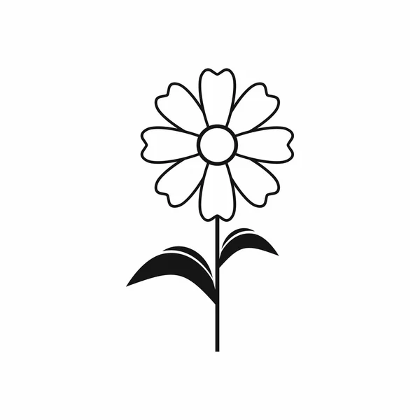 Піктограма квітки в простому стилі — стоковий вектор