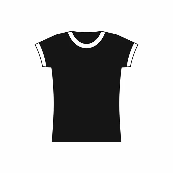 Ícone de camiseta em estilo simples — Vetor de Stock