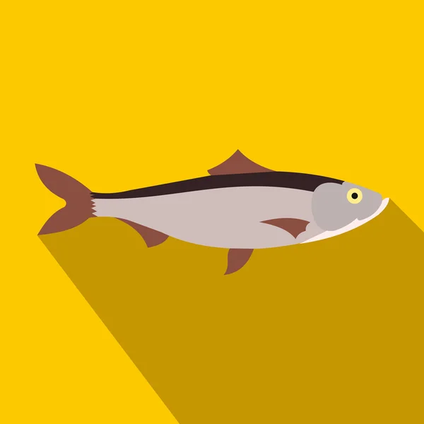 Refresh fish icon, flat style — стоковый вектор