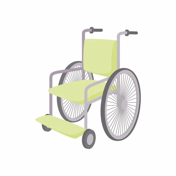 Wheelchair icon, cartoon style — Stock Vector