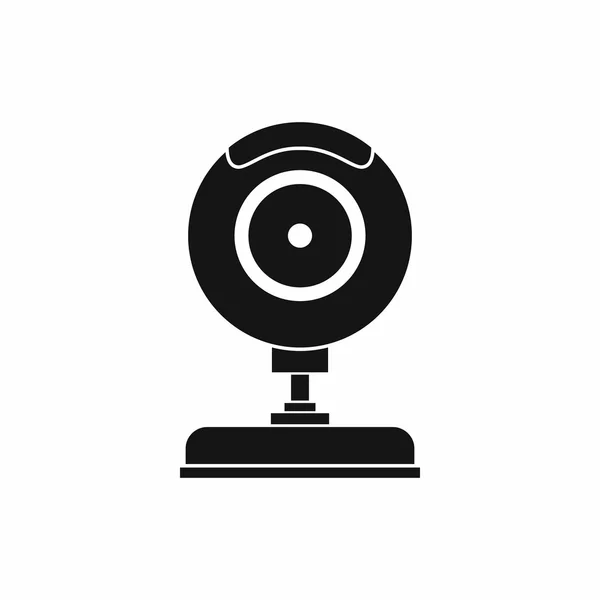 Webcam icon in simple style — Stock Vector