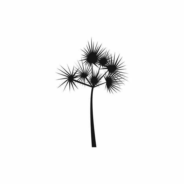 Jedna Dłoń drzewo ikona, prosty styl — Wektor stockowy