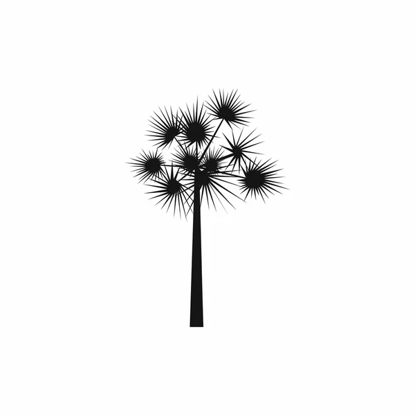 Eine Palme Symbol, einfacher Stil — Stockvektor