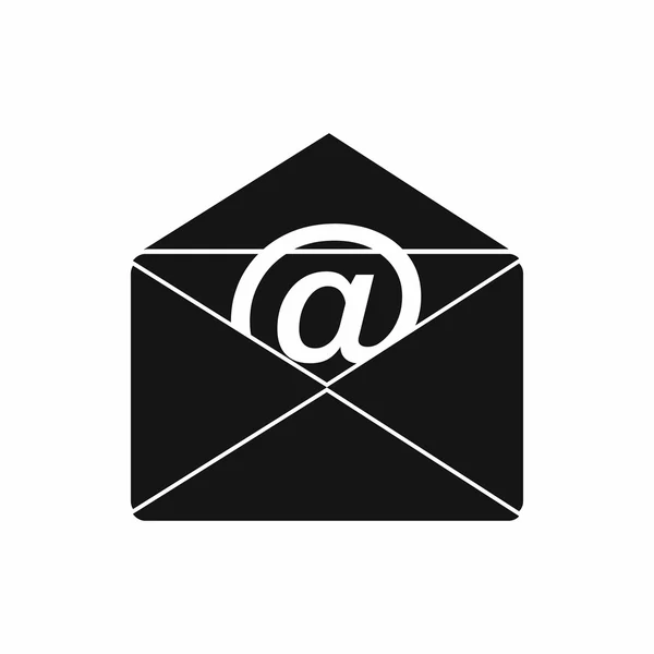 E-Mail-Symbol im einfachen Stil — Stockvektor