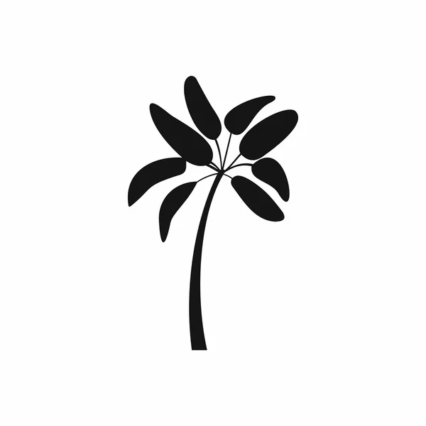 Icône palmier, style simple — Image vectorielle