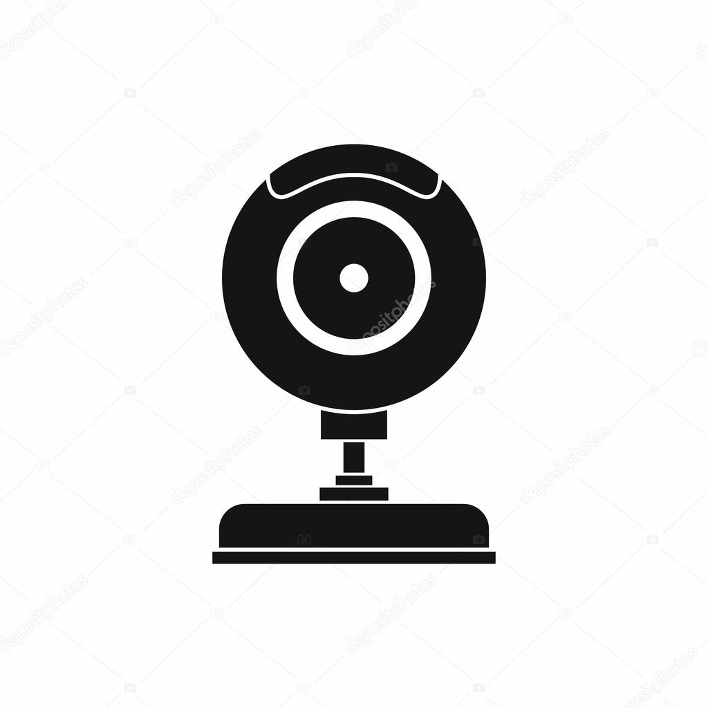 Webcam Icon In Simple Style Vector Image By C Juliarstudio Vector Stock