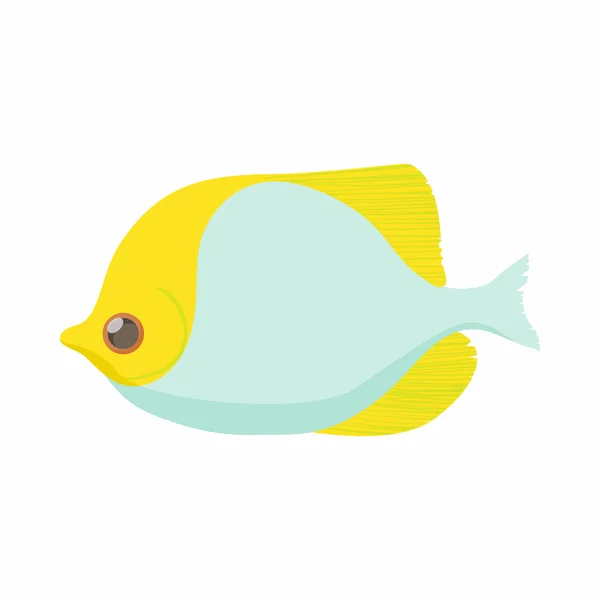 Icono de mariposa de pescado, estilo de dibujos animados — Vector de stock