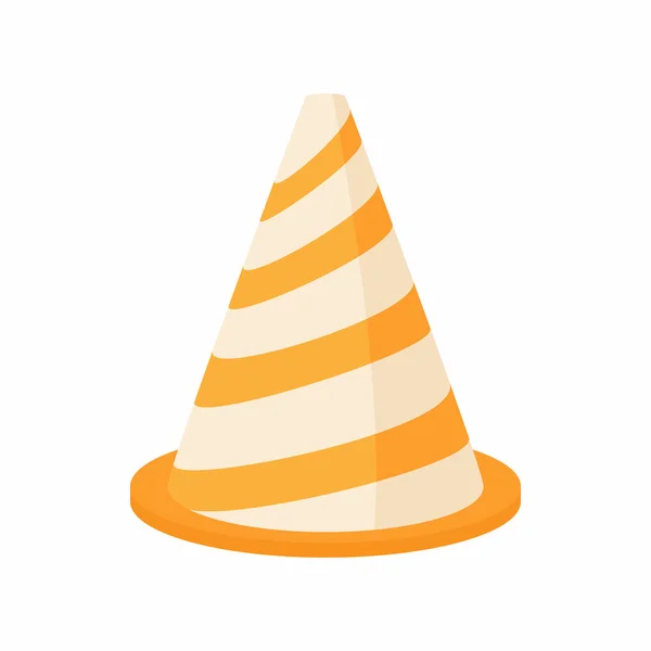 Reffic Traffic cone icon, cartoon style — стоковый вектор