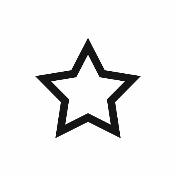 Icône étoile, style simple — Image vectorielle