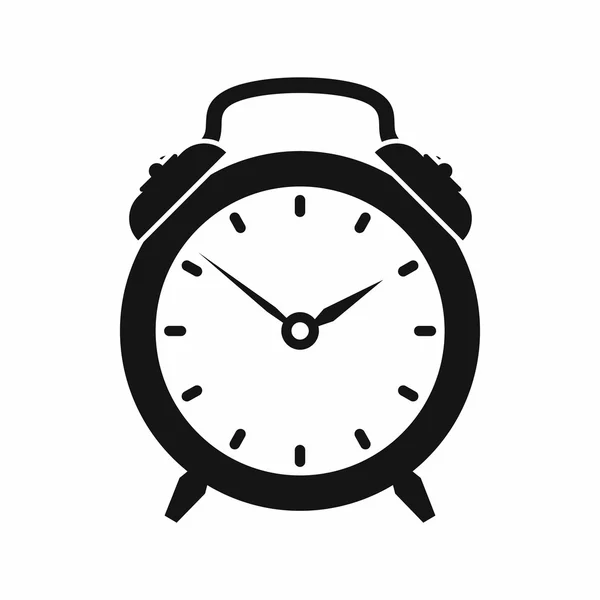 シンプルなスタイルの時計アイコン — ストックベクタ