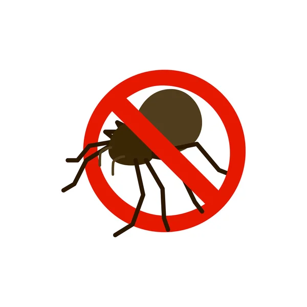 Panneau d'avertissement avec icône de bug, style 3d isométrique — Image vectorielle