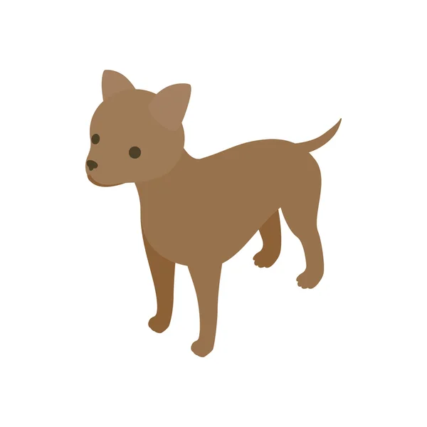 Cachorro icono del perro, estilo isométrico 3d — Vector de stock