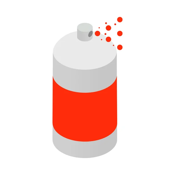Spray verf fles pictogram, isometrische 3D-stijl — Stockvector