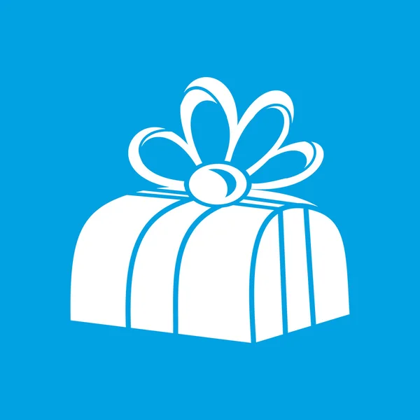 Icono de caja de regalo — Vector de stock