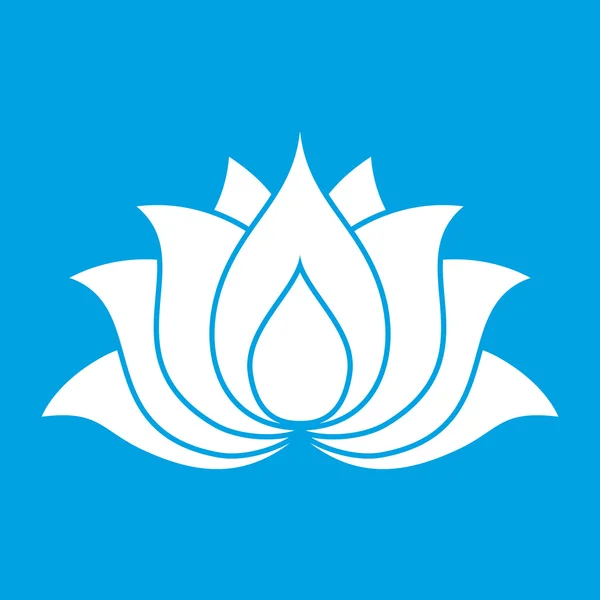Lotus blomma sign — Stock vektor