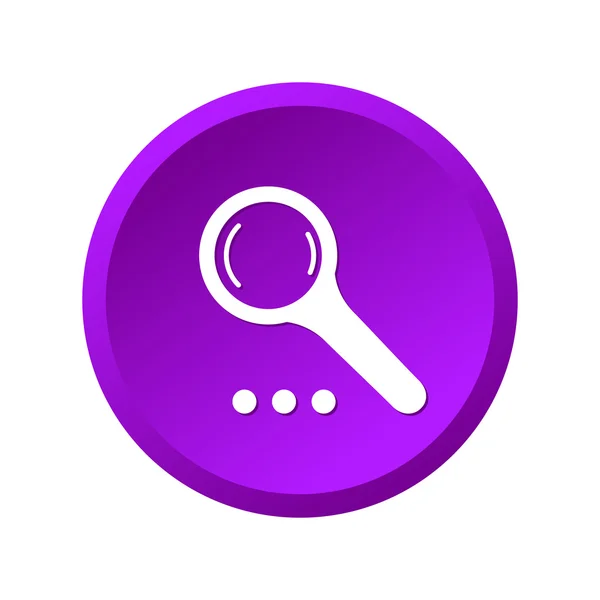 Zvětšit fialovou ikonu — Stockový vektor