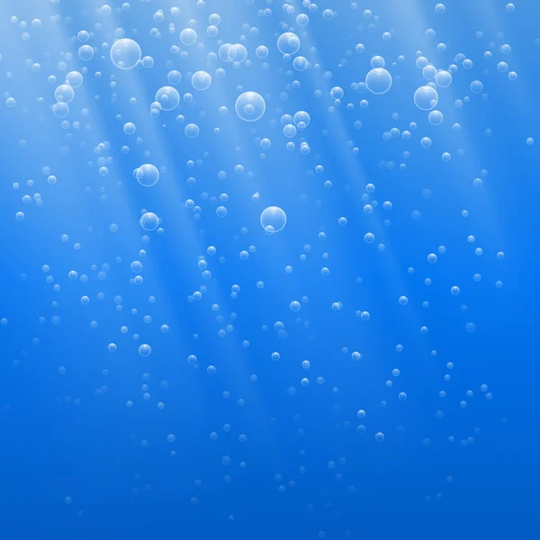 Fondo burbujas de agua — Vector de stock