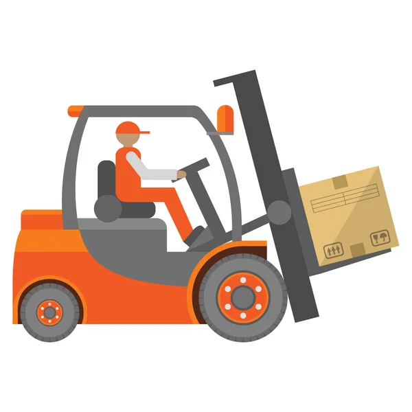 Forklift kamyon işareti — Stok Vektör
