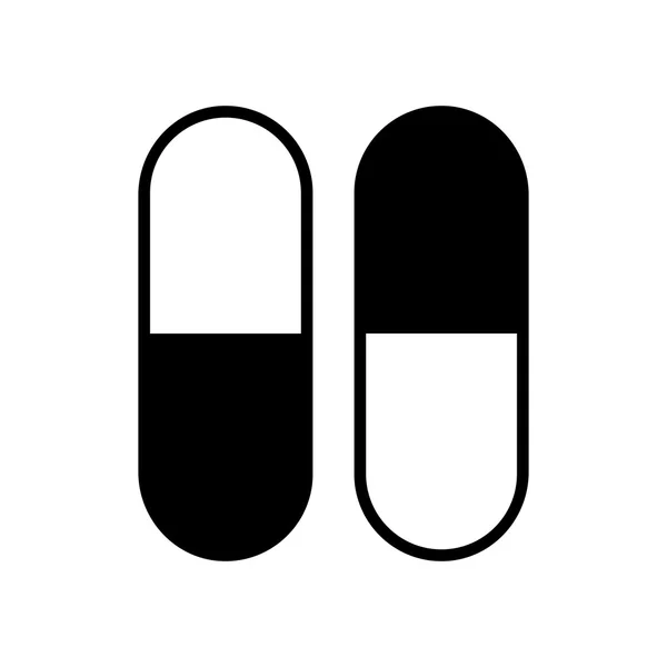 Ikona pilulka — Stockový vektor