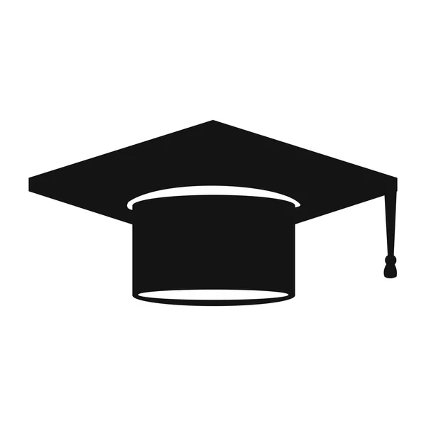 Graduation cap icon — Stock Vector