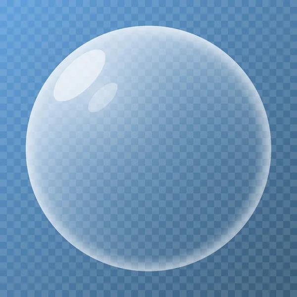 Bubble met schittering — Stockvector