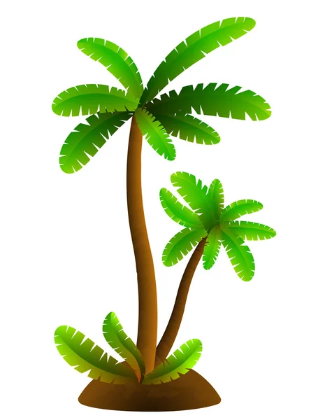 Palm Tree jele — Stock Vector