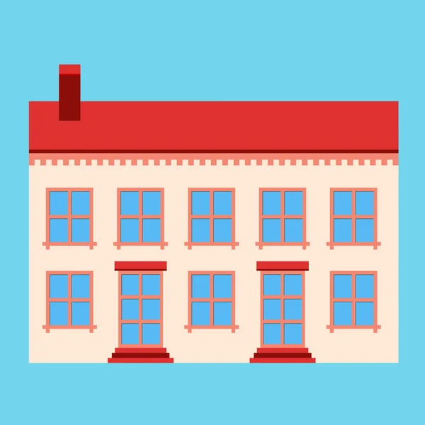 Dům byt znamení ilustrace — Stockový vektor
