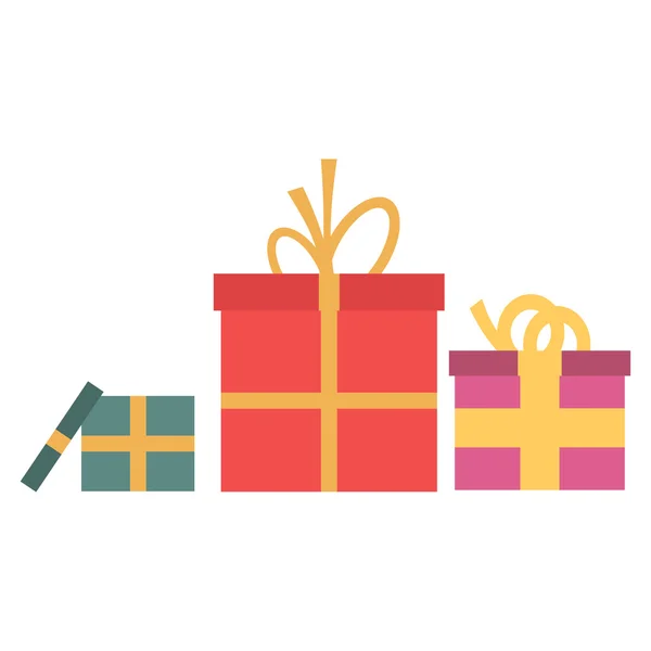 Cajas de regalo conjunto — Vector de stock