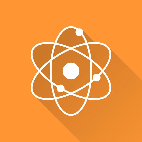 Atomic model icon — Stock Vector