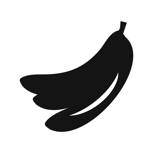 Ícone simples de banana — Vetor de Stock