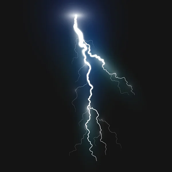 Ny realistisk lightning symbol — Stock vektor