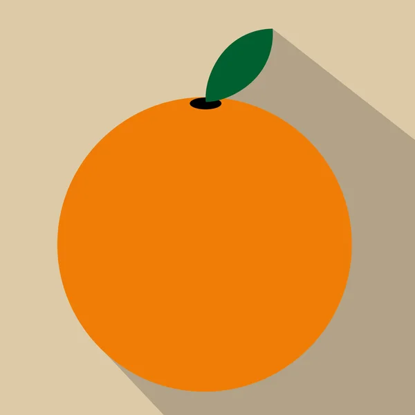 สีส้มไอคอนแบน — ภาพเวกเตอร์สต็อก