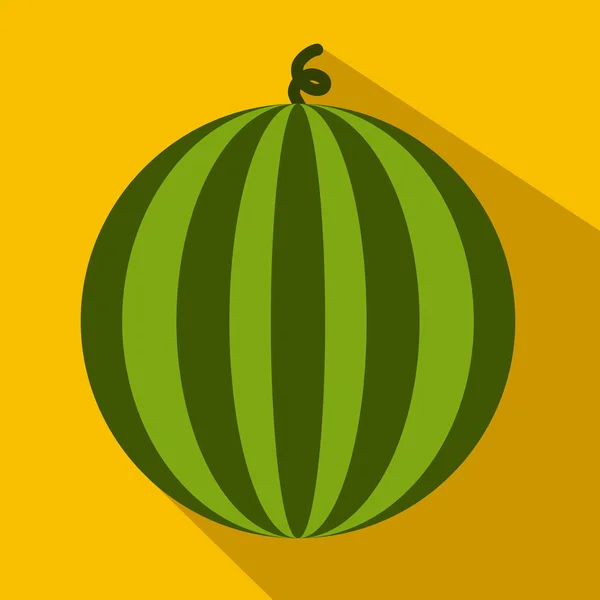 Ícone de melancia plana —  Vetores de Stock