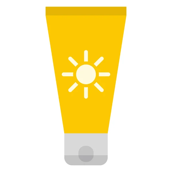 Sun cream ikonen — Stock vektor