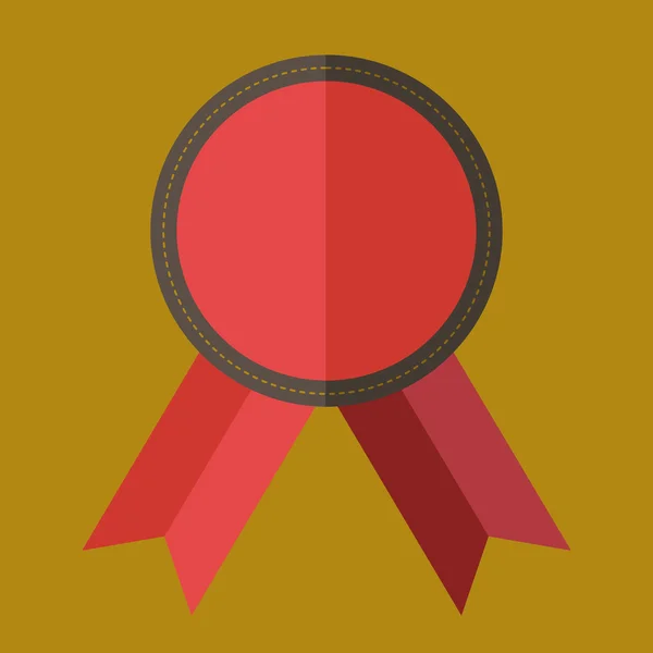 Badge vintage rouge — Image vectorielle