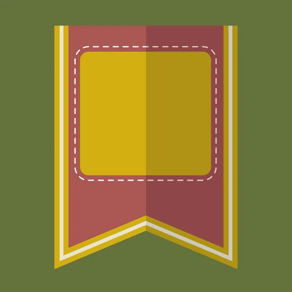 Emblema vintage amarelo — Vetor de Stock