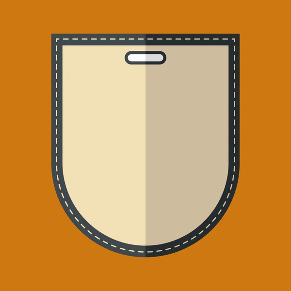Badge vintage beige — Image vectorielle