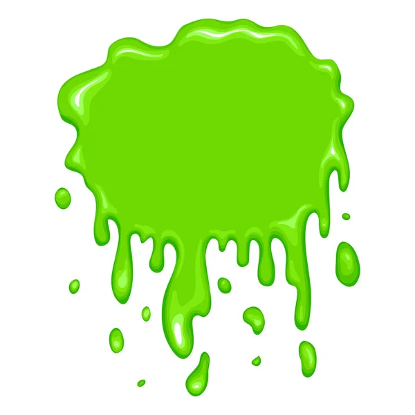 Best green slime icon — Stock Vector