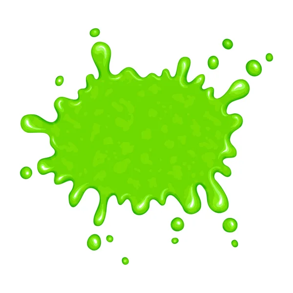Green slime sign — Stock Vector