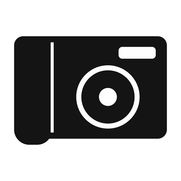 Câmera portátil ícone simples — Vetor de Stock