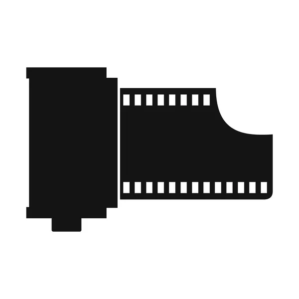 Camerafilm roll pictogram — Stockvector