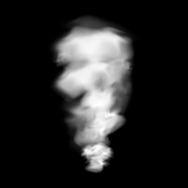Fumée icône réaliste — Image vectorielle
