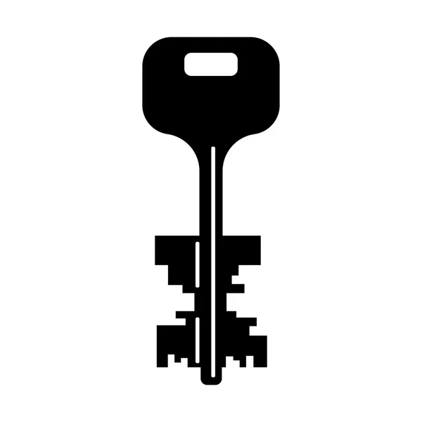 Novo ícone simples chave —  Vetores de Stock