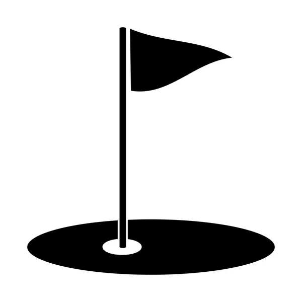 Golf icono simple — Vector de stock