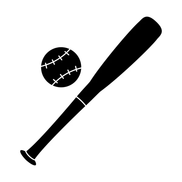 Ícone simples de beisebol —  Vetores de Stock