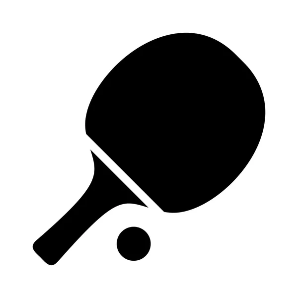 Stolní tenis jednoduchý ikona — Stockový vektor