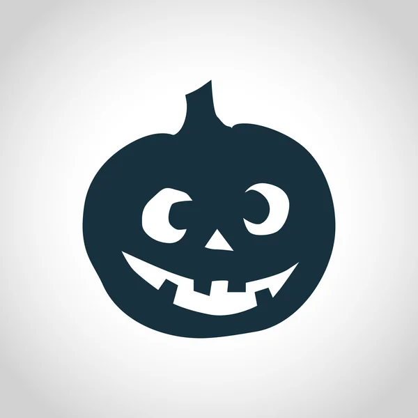 かぼちゃのシンプルなシルエット — ストックベクタ