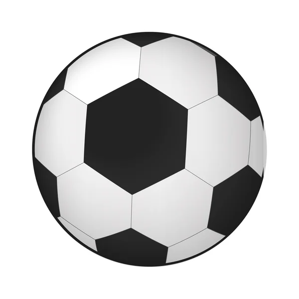 Balón de fútbol ícono isométrico 3d — Vector de stock