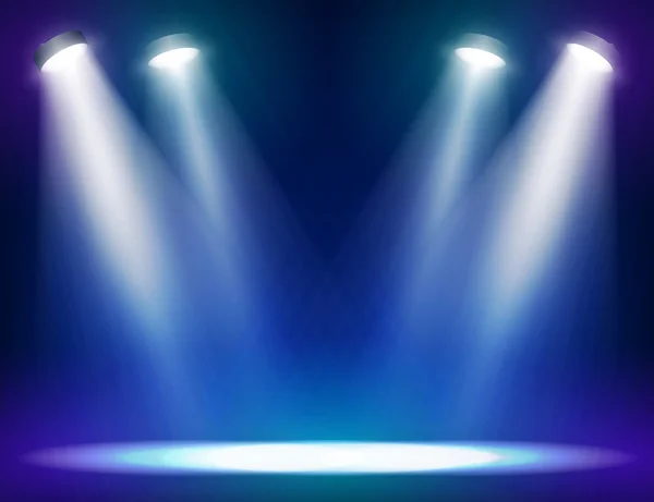 Hintergrund Bühnenbeleuchtung — Stockvektor
